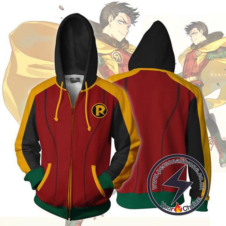 Robin Damian Wayne Hoodie Jacket